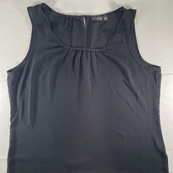 a.n.a. A New Approach Women’s Sleeveless Black Blouse – Size XL - Picture 2 of 6